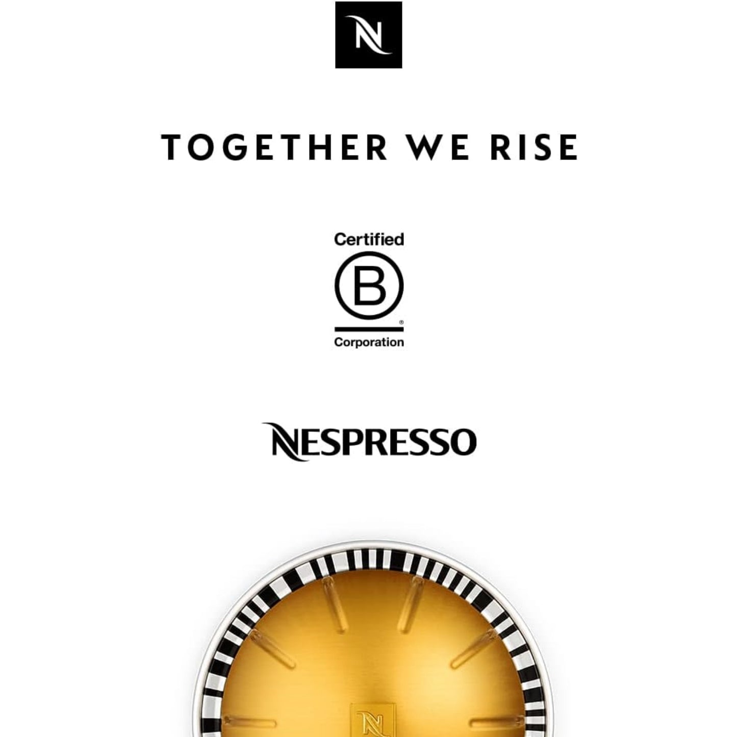 Nespresso Capsules Vertuo, Melozio, Medium Roast Coffee, 10 Count (Pack of 3) Coffee Pods, Brews 7.8oz.