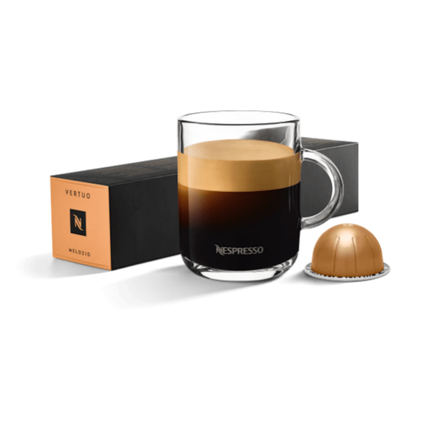 Nespresso Capsules Vertuo, Melozio, Medium Roast Coffee, 10 Count (Pack of 3) Coffee Pods, Brews 7.8oz.